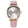 Fastrack Vyb Siren Quartz Analog Silver Dial Leather Strap Watch For Girls - image number 1