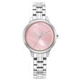 Fastrack Stunners Quartz Analog Pink Dial Metal Strap Watch for Girls - image number 2