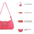 Fastrack Buckle Shoulder Bag in Pink - image number 7