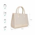 Lattice white satchel - image number 8