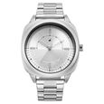 Fastrack Stunners Quartz Analog Blue Dial Grey Leather Strap Watch For Guys