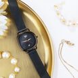 Fastrack Vyb Manifester Quartz Analog Black Dial Stainless Steel Strap Watch for Girls - image number 0
