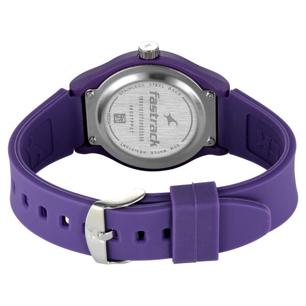 Fastrack Y2K Analog with Mint Green Dial Silicon Strap Watch for Girls - image number 5