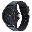Fastrack Space Rover Quartz Analog Black Dial Silicone Strap Unisex Watch - image number 2