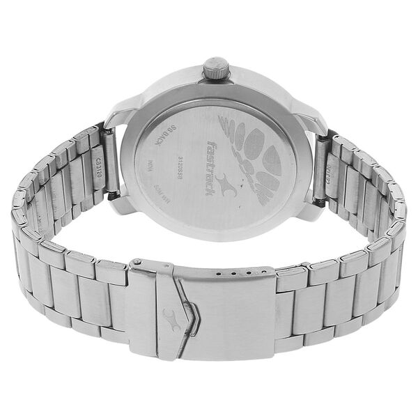 Fastrack Quartz Analog Blue Dial Stainless Steel Strap Watch for Guys - image number 3