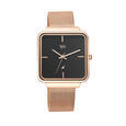 Fastrack Vyb Minimalist Quartz Analog Black Dial Stainless Steel Strap Watch for Girls - image number 1