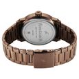Fastrack Pulse IV Dual Time Analog Watch with Brown Dial & Brown Stainless Steel Strap For Guys - image number 5