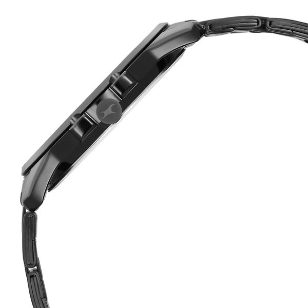Fastrack Pulse Quartz Analog Anthracite Dial With Black Stainless steel Strap Watch for Guys - image number 3