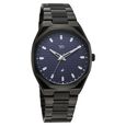Vyb Nimbus By Fastrack Quartz Analog Purple Dial Black Metal Strap Watch For Guys - image number 1