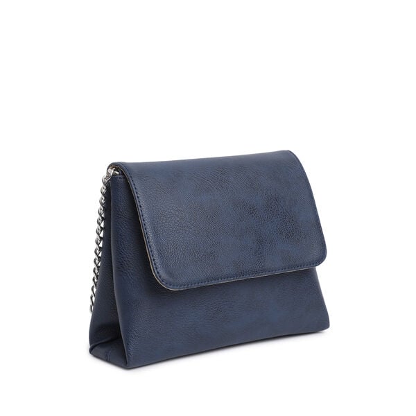 Fastrack Classic Envelope Sling Bag for Women | Stylish Crossbody Bag for Girls, Ladies, Women | Structured Handbag Made of High-Quality Faux Leather (Blue)� - image number 1