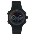 Fastrack Quartz Analog Digital Black Dial Silicone Strap Watch for Guys - image number 0
