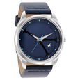 Fastrack MetaWe Quartz Analog Blue Dial Leather Strap Watch For Guys - image number 1