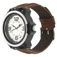 Fastrack Quartz Analog Silver Dial Leather Strap Watch for Guys - image number 1