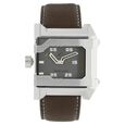 Fastrack Quartz Analog Grey Dial Leather Strap Watch for Guys - image number 0