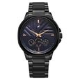 Fastrack Fleek Quartz Multifunction Green Dial Leather Strap Watch for Guys