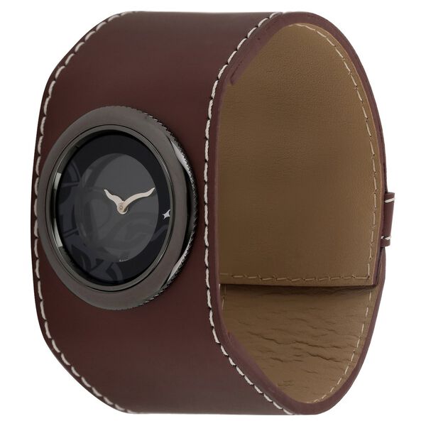 Fastrack Quartz Analog Black Dial Leather Strap Watch for Girls - image number 1