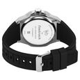 Vyb Rebel By Fastrack Quartz Analog Black Dial Black Silicone Strap Watch For Guys - image number 6