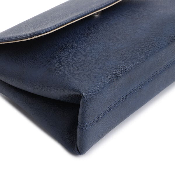 Fastrack Classic Envelope Sling Bag for Women | Stylish Crossbody Bag for Girls, Ladies, Women | Structured Handbag Made of High-Quality Faux Leather (Blue)� - image number 5