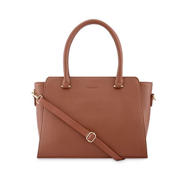 Fastrack Tan Large Satchel Bag for Women - image number 1