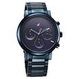 Fastrack Tick Tock Quartz Analog Blue Dial With Blue Stainless steel Strap Watch for Guys - image number 1
