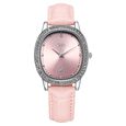 Fastrack Vyb Mirage Quartz Analog Pink Dial Pink Color Leather Strap Watch For Girls - image number 1