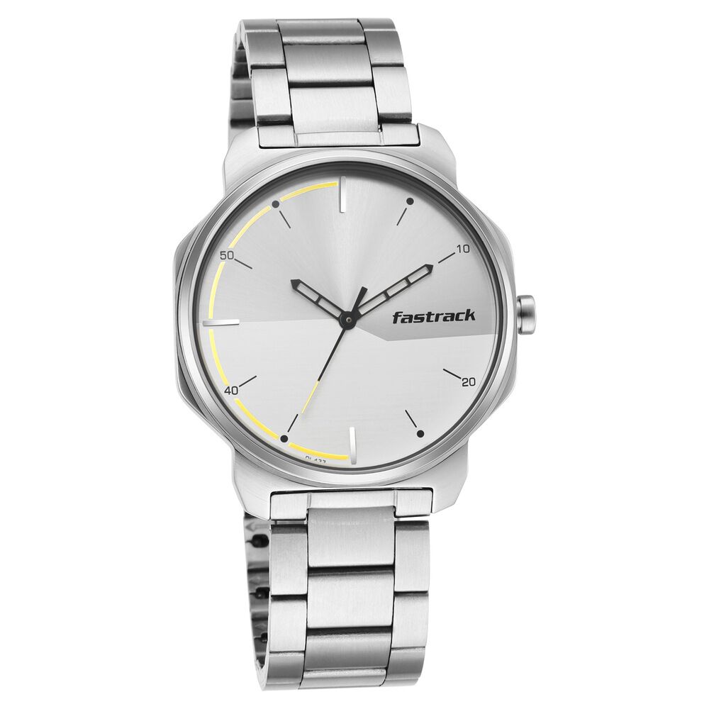Fastrack deals watch silver