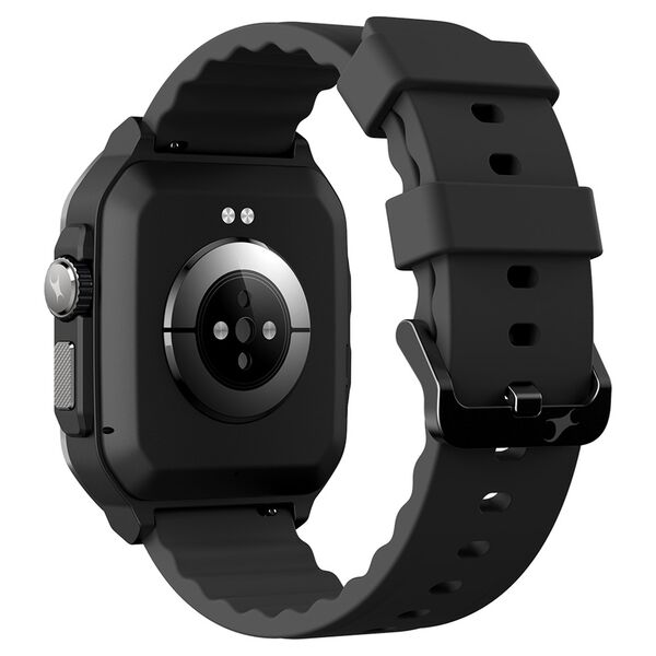Fastrack Active Pro with 4.69 cm AMOLED Display and AOD, Functional Crown, BT Calling Rugged Smartwatch with Black Strap - image number 3