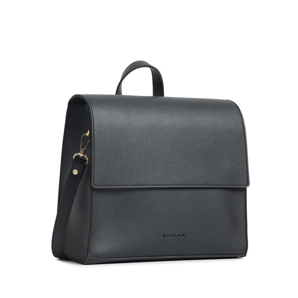 Fastrack College Satchel Bag for Women | Stylish Bag for Girls, Ladies, Women | Everyday Satchel for College, Work Made of High Quality Faux Leather (Black) - image number 1