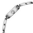 Vyb Showstopper By Fastrack Quartz Analog Pink Dial Silver Metal Strap Watch For Girls - image number 4