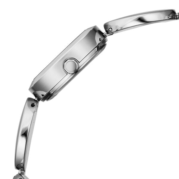 Vyb Showstopper By Fastrack Quartz Analog Pink Dial Silver Metal Strap Watch For Girls - image number 4