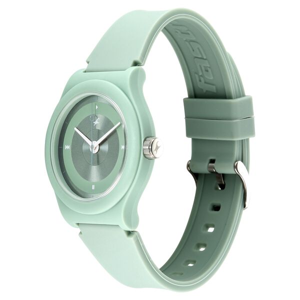 Fastrack Y2K Analog with Midnight Purple Dial Silicon Strap Watch for Girls - image number 2