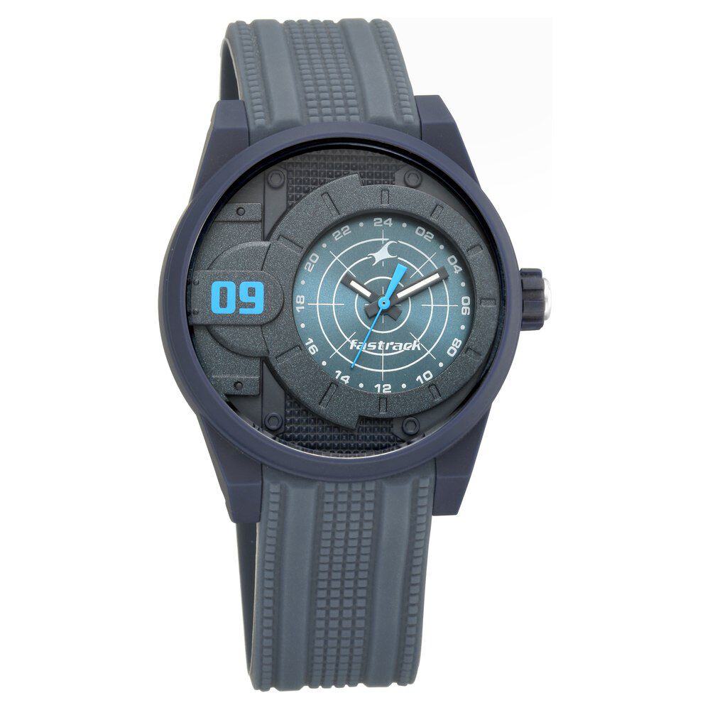 Fastrack Trendies Quartz Analog Black Dial Silicone Strap Watch