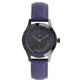 Fastrack All Nighters Quartz Analog Purple Dial Leather Strap Watch for Girls - image number 0