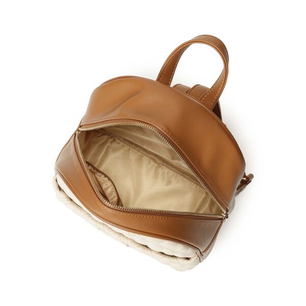 Quiltpop backpack - beige and tan - image number 4