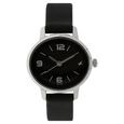 Fastrack Quartz Analog Silver Dial Leather Strap Watch for Girls