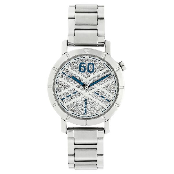 Fastrack Road Trip Quartz Analog Grey Dial Stainless Steel Strap Watch for Girls - image number 0