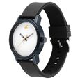 Fastrack Tees Quartz Analog White Dial Silicone Strap Watch for Guys - image number 2