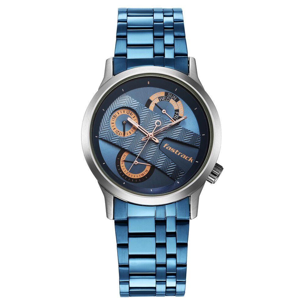 Fastrack men s store blue watch