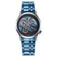 Fastrack Exuberant Quartz Analog Blue Dial Metal Strap Watch for Guys - image number 2