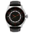 Fastrack Quartz Analog Silver Dial Leather Strap Watch for Guys