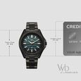 Vyb Drift By Fastrack Quartz Analog Blue Dial Black Stainless Steel Strap Watch For Guys - image number 3