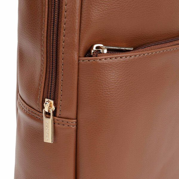 Fastrack Tan textured backpack - image number 8