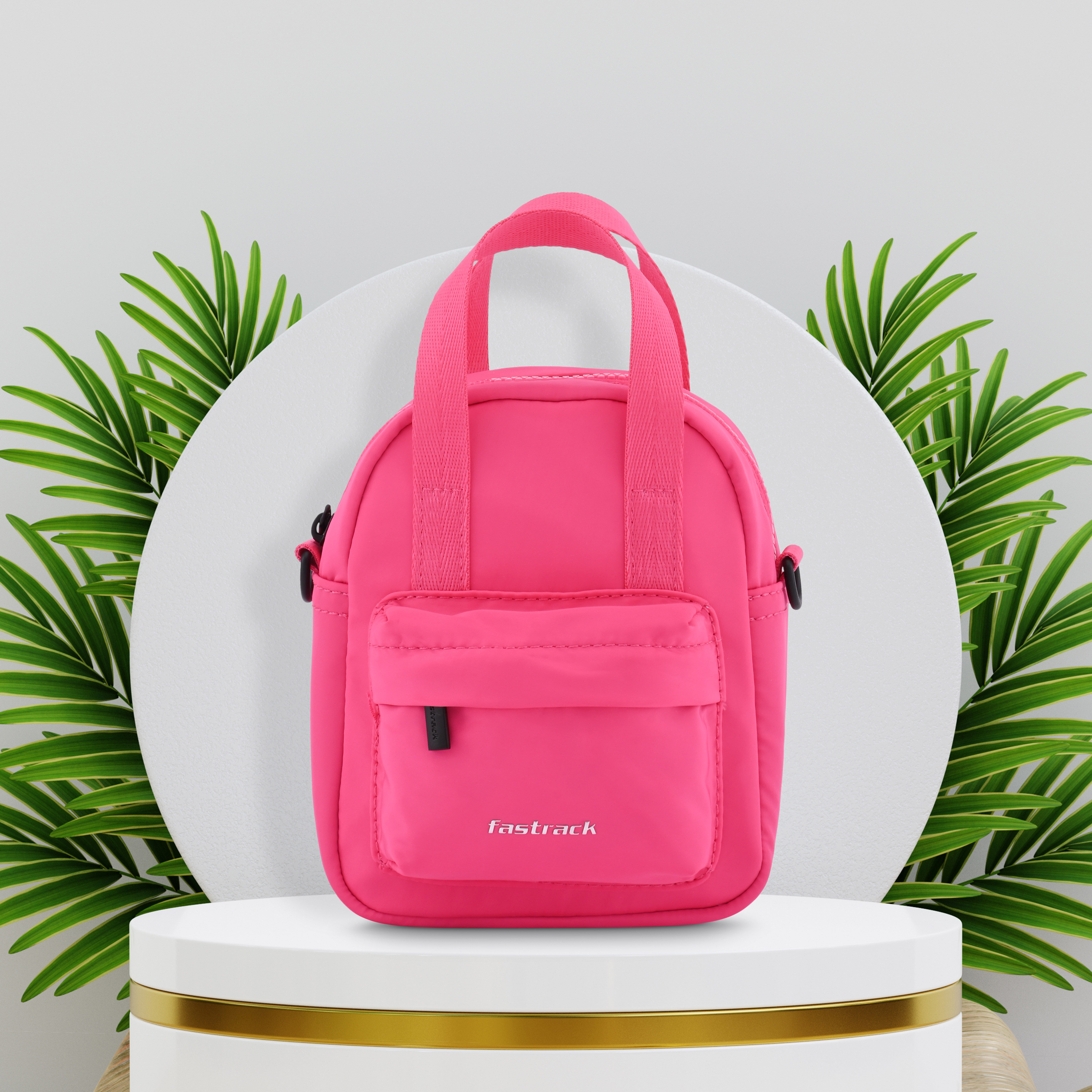 Fastrack pink sling bag best sale