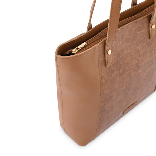 Fastrack Tan Large Tote Bag for Women - image number 4