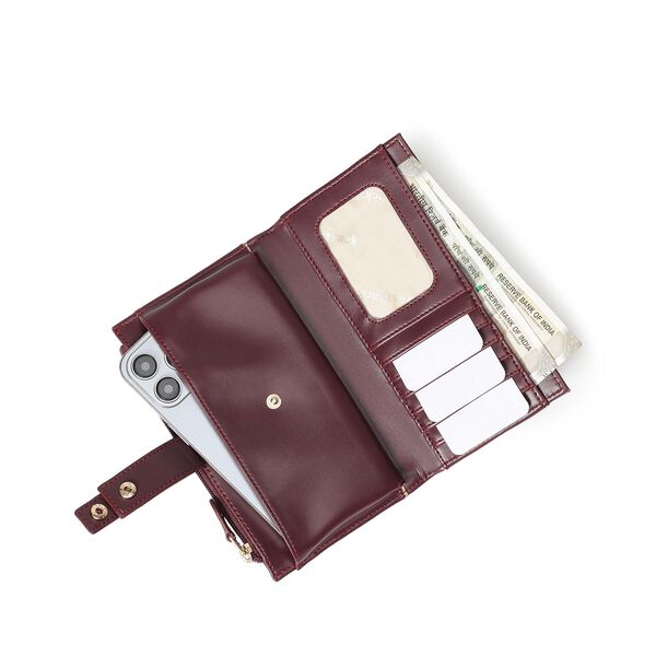 Cherry snapfold wallet - image number 6
