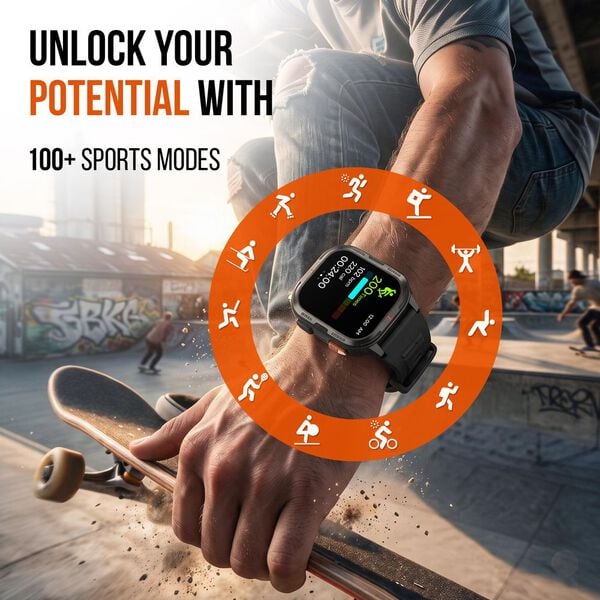 Fastrack Smart Xtreme S Smartwatch with 4.9 cm AMOLED Display BT Calling & Health Monitoring - image number 6