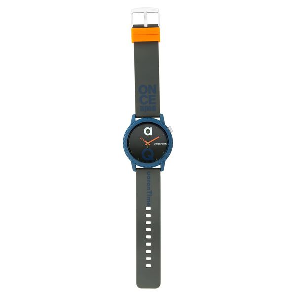 Fastrack Lockdown Quartz Analog Black Dial Silicone Strap Unisex Watch - image number 5