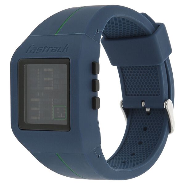 Fastrack Digital Grey Dial Plastic Strap Watch for Guys - image number 1