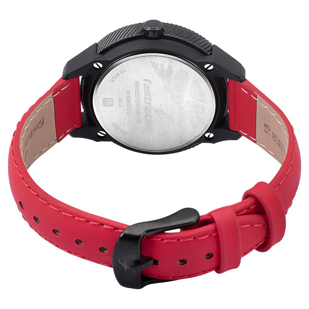Fastrack red top colour watch