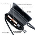 Fastrack Quilted Chic Satchel - image number 8